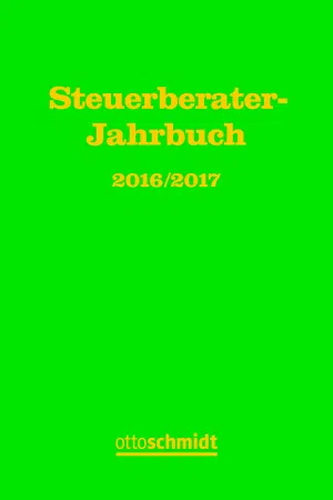 Steuerberater-Jahrbuch 2016/2017