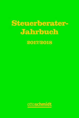 Steuerberater-Jahrbuch 2017/2018