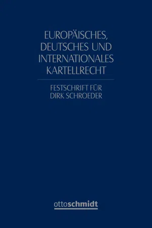 Europäisches, deutsches und internationales Kartellrecht