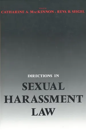 Directions in Sexual Harassment Law