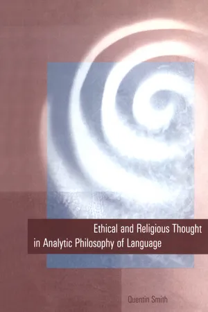 Ethical and Religious Thought in Analytic Philosophy of Language