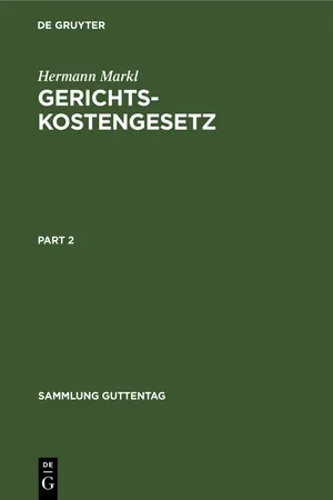 Gerichtskostengesetz