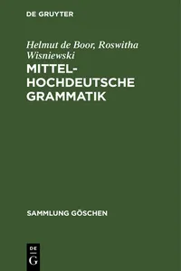 Mittelhochdeutsche Grammatik_cover