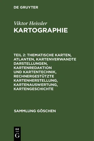 Thematische Karten, Atlanten, kartenverwandte Darstellungen, Kartenredaktion und Kartentechnik, rechnergestützte Kartenherstellung, Kartenauswertung, Kartengeschichte