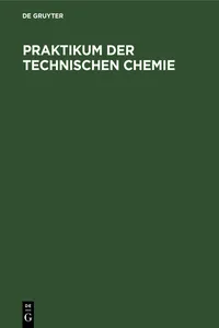 Praktikum der Technischen Chemie_cover