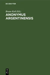 Anonymus Argentinensis_cover