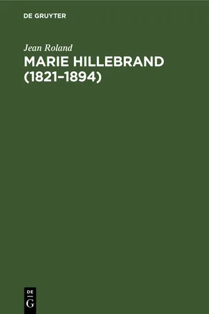 Marie Hillebrand (1821–1894)