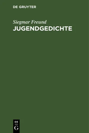 Jugendgedichte