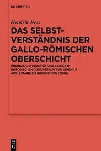 Das Selbstverständnis der gallo-römischen Oberschicht_cover