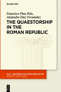 The Quaestorship in the Roman Republic_cover