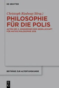 Philosophie für die Polis_cover