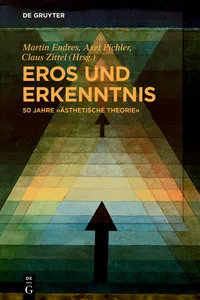 Eros und Erkenntnis – 50 Jahre "Ästhetische Theorie"_cover
