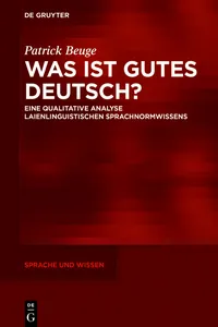 Was ist gutes Deutsch?_cover