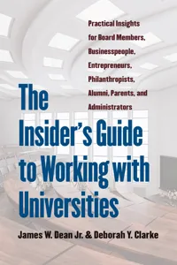 The Insider's Guide to Working with Universities_cover