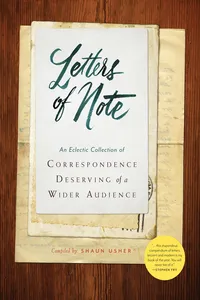 Letters of Note: Volume 1_cover