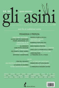 "Gli asini" n.54-55 agosto settembre 2018_cover