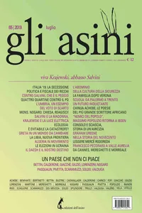 "Gli asini" n. 65, luglio 2019_cover