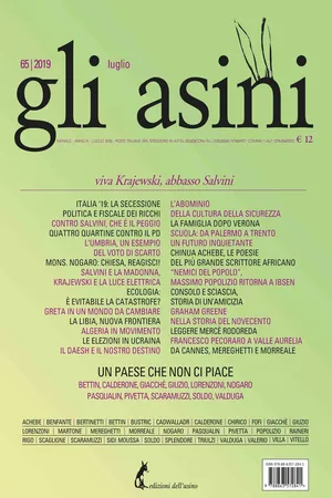 "Gli asini" n. 65, luglio 2019