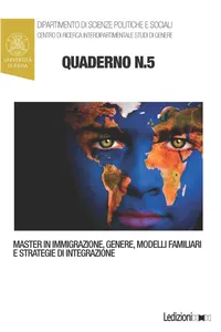 Quaderni del Master in "Immigrazione, Genere, Modelli Familiari e Strategie di Integrazione" n. 5_cover