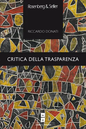 Critica della trasparenza