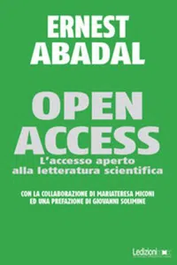 Open Access : L'accesso aperto alla letteratura scientifica_cover