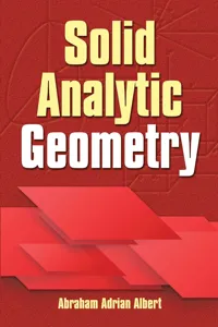 Solid Analytic Geometry_cover