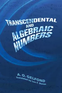 Transcendental and Algebraic Numbers_cover