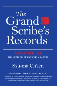 The Grand Scribe's Records, Volume XI_cover