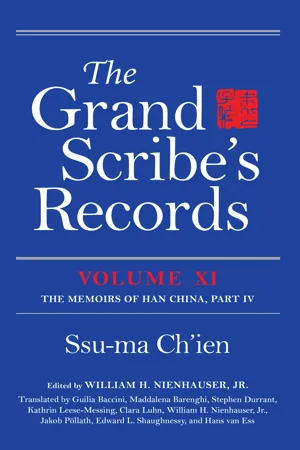 The Grand Scribe's Records, Volume XI