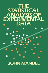 The Statistical Analysis of Experimental Data_cover