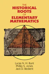 The Historical Roots of Elementary Mathematics_cover