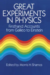 Great Experiments in Physics_cover