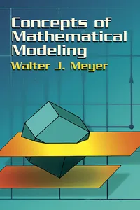 Concepts of Mathematical Modeling_cover