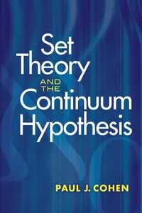 Set Theory and the Continuum Hypothesis_cover