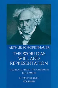 The World as Will and Representation, Vol. 1_cover