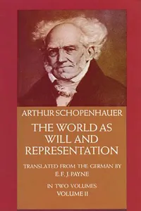 The World as Will and Representation, Vol. 2_cover