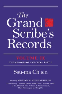 The Grand Scribe's Records, Volume IX_cover