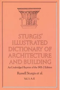 Sturgis' Illustrated Dictionary of Architecture and Building_cover