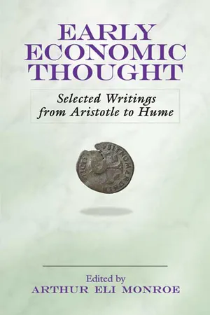 Early Economic Thought