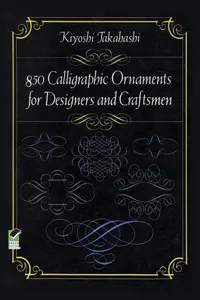 850 Calligraphic Ornaments for Designers and Craftsmen_cover