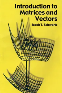 Introduction to Matrices and Vectors_cover