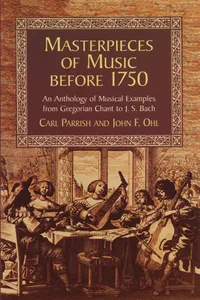Masterpieces of Music Before 1750_cover