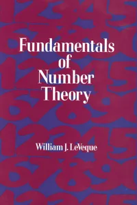 Fundamentals of Number Theory_cover