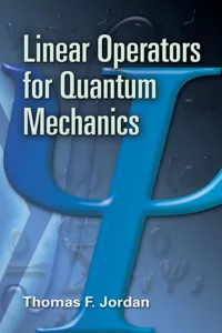Linear Operators for Quantum Mechanics_cover