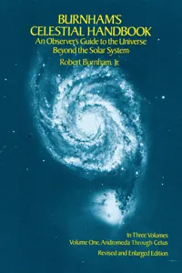 Burnham's Celestial Handbook, Volume One_cover