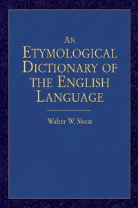 An Etymological Dictionary of the English Language_cover