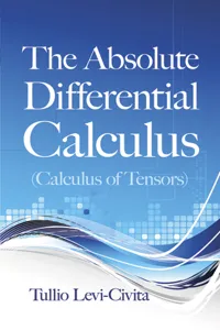 The Absolute Differential Calculus_cover