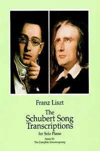 The Schubert Song Transcriptions for Solo Piano/Series III_cover