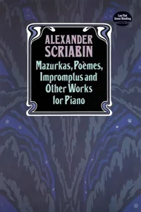 Mazurkas, Poemes, Impromptus and Other Pieces for Piano_cover