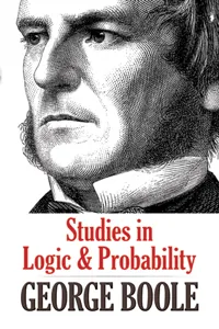 Studies in Logic and Probability_cover